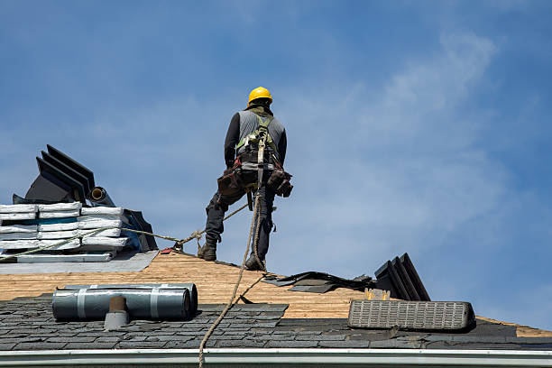 Professional Flat Roof Repair technician working in Harrisonburg, VA